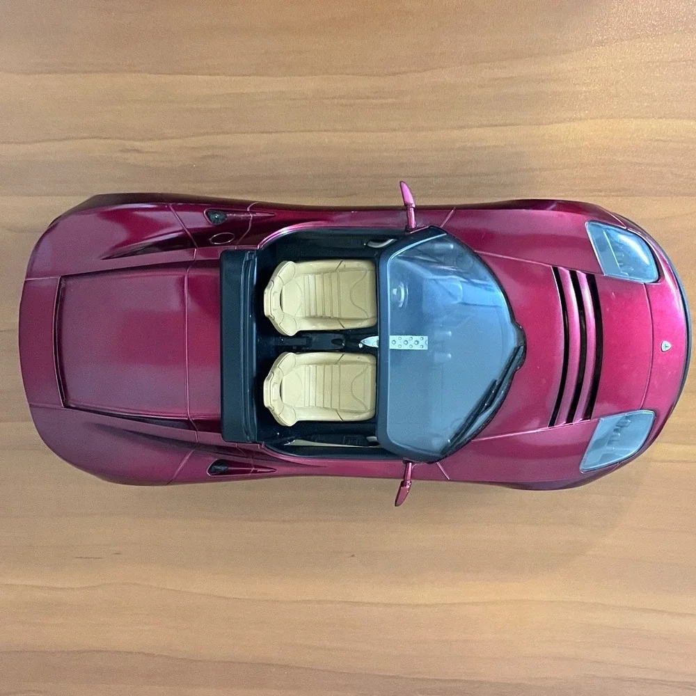 Tesla Roadster RC Car Maxtech Metallic Burgundy Remote Control Electric Toy